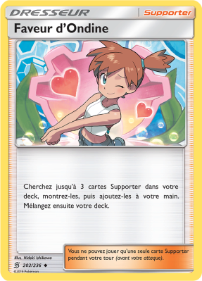 Carte Pokémon Faveur d'Ondine 202/236 Peu commune Harmonie des Esprits