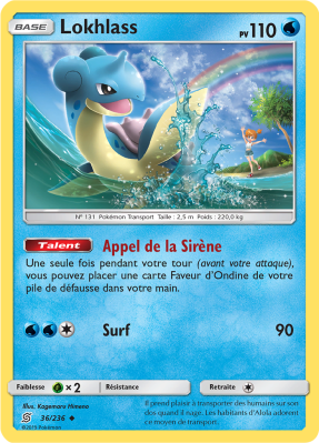 Carte Pokémon Lokhlass 36/236 Peu commune Harmonie des Esprits