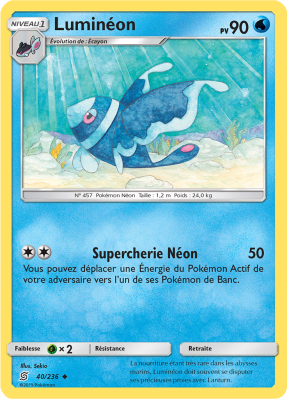 Carte Pokémon Luminéon 40/236 Peu commune Harmonie des Esprits