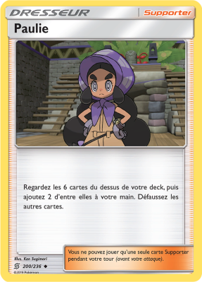 Carte Pokémon Paulie 200/236 Peu commune Harmonie des Esprits