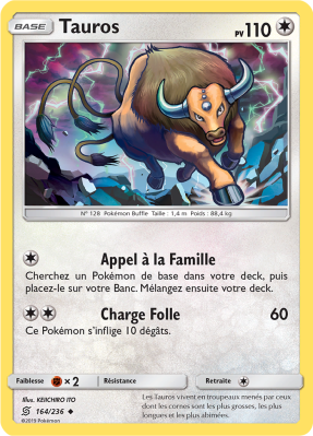Carte Pokémon Tauros 164/236 Peu commune Harmonie des Esprits