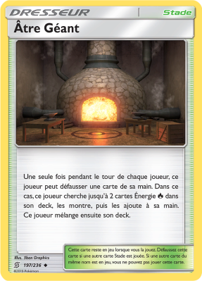 Carte Pokémon Âtre Géant 197/236 Peu commune Harmonie des Esprits