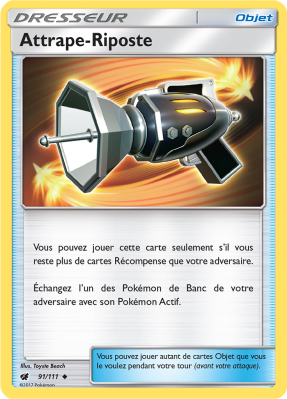 Carte Pokémon Attrape-Riposte 91/111 Peu commune Invasion Carmin