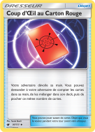 Carte Pokémon Coup d'Œil au Carton Rouge 97/111 Peu commune Invasion Carmin