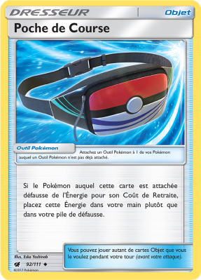 Carte Pokémon Poche de Course 92/111 Peu commune Invasion Carmin