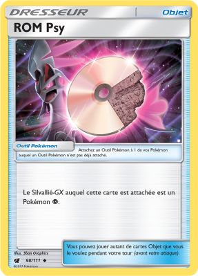 Carte Pokémon ROM Psy 98/111 Peu commune Invasion Carmin