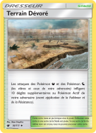 Carte Pokémon Terrain Dévoré 93/111 Peu commune Invasion Carmin