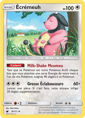 Carte Pokémon Écrémeuh 78/111 Peu commune Invasion Carmin