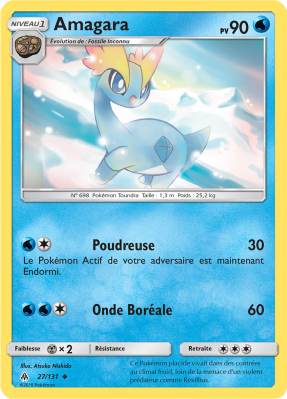 Carte Pokémon Amagara 27/131 Peu commune Lumière Interdite