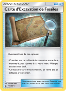 Carte Pokémon Carte d'Excavation de Fossiles 107/131 Peu commune Lumière Interdite