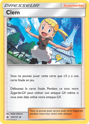 Carte Pokémon Clem 103/131 Peu commune Lumière Interdite