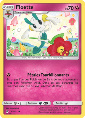 Carte Pokémon Floette 85/131 Peu commune Lumière Interdite