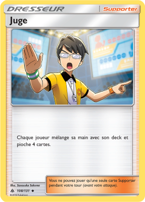 Carte Pokémon Juge 108/131 Peu commune Lumière Interdite