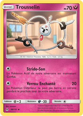 Carte Pokémon Trousselin 89/131 Peu commune Lumière Interdite