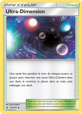 Carte Pokémon Ultra-Dimension 115/131 Peu commune Lumière Interdite