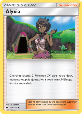 Carte Pokémon Alyxia 119/147 Peu commune Ombres Ardentes