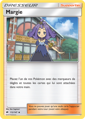 Carte Pokémon Margie 112/147 Peu commune Ombres Ardentes