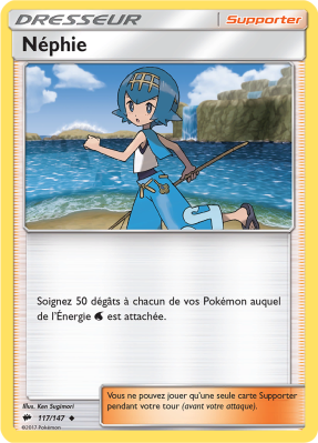 Carte Pokémon Néphie 117/147 Peu commune Ombres Ardentes