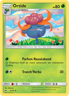 Carte Pokémon Ortide 5/147 Peu commune Ombres Ardentes