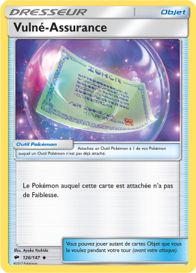 Carte Pokémon Vulné-Assurance 126/147 Peu commune Ombres Ardentes