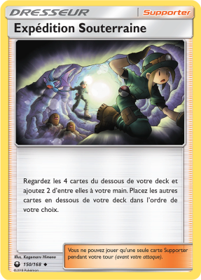 Carte Pokémon Expédition Souterraine 150/168 Peu commune Tempête Céleste