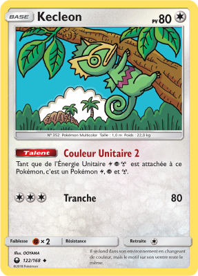 Carte Pokémon Kecleon 122/168 Peu commune Tempête Céleste