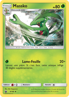 Carte Pokémon Massko 9/168 Peu commune Tempête Céleste
