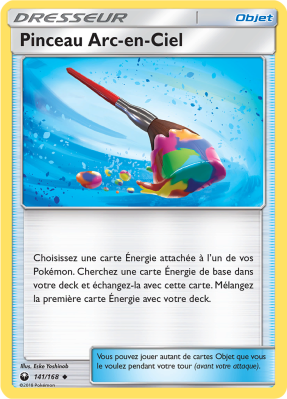 Carte Pokémon Pinceau Arc-en-Ciel 141/168 Peu commune Tempête Céleste