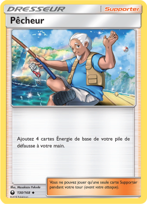 Carte Pokémon Pêcheur 130/168 Peu commune Tempête Céleste