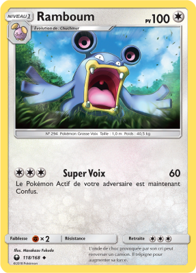 Carte Pokémon Ramboum 118/168 Peu commune Tempête Céleste