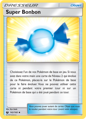 Carte Pokémon Super Bonbon 142/168 Peu commune Tempête Céleste
