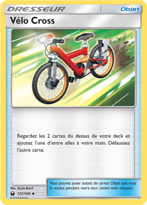 Carte Pokémon Vélo Cross 123/168 Peu commune Tempête Céleste