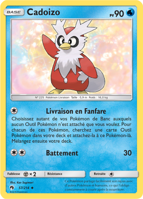 Carte Pokémon Cadoizo 57/214 Peu commune Tonnerre Perdu