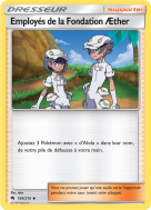 Carte Pokémon Employés de la Fondation Æther 168/214 Peu commune Tonnerre Perdu