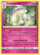 Carte Pokémon Lampignon 148/214 Peu commune Tonnerre Perdu
