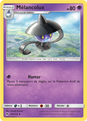 Carte Pokémon Mélancolux 102/214 Peu commune Tonnerre Perdu