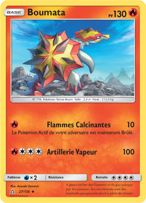 Carte Pokémon Boumata 27/156 Peu commune Ultra-Prisme