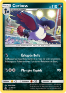 Carte Pokémon Corboss 72/156 Peu commune Ultra-Prisme