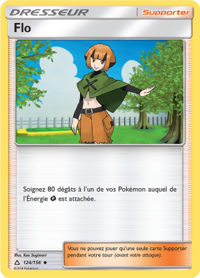 Carte Pokémon Flo 124/156 Peu commune Ultra-Prisme