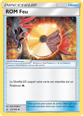 Carte Pokémon ROM Feu 123/156 Peu commune Ultra-Prisme