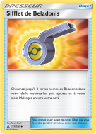 Carte Pokémon Sifflet de Beladonis 127/156 Peu commune Ultra-Prisme