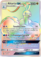 Carte Pokémon Altaria-GX 72/70 Rainbow Majesté des Dragons