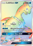 Carte Pokémon Lokhlass-GX 151/149 Rainbow Soleil et Lune (JCC)