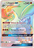 Carte Pokémon Libégon-GX 256/236 Rainbow Éclipse Cosmique