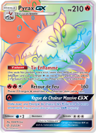 Carte Pokémon Pyrax-GX 252/236 Rainbow Éclipse Cosmique