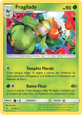 Carte Pokémon Fragilady 5/145 Rare Gardiens Ascendants