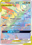Carte Pokémon Carchacrok et Giratina-GX 247/236 Rainbow Harmonie des Esprits