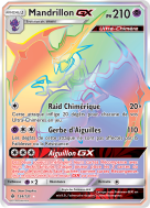 Carte Pokémon Mandrillon-GX 134/131 Rainbow Lumière Interdite