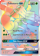 Carte Pokémon Tokotoro-GX 149/147 Rainbow Ombres Ardentes