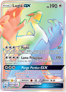 Carte Pokémon Lugia-GX 227/214 Rainbow Tonnerre Perdu